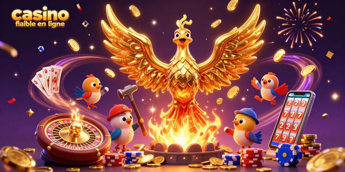 Jouez au casino fiable en ligne où le phoenix d'or émerge, triomphe avec des gains éclatants.