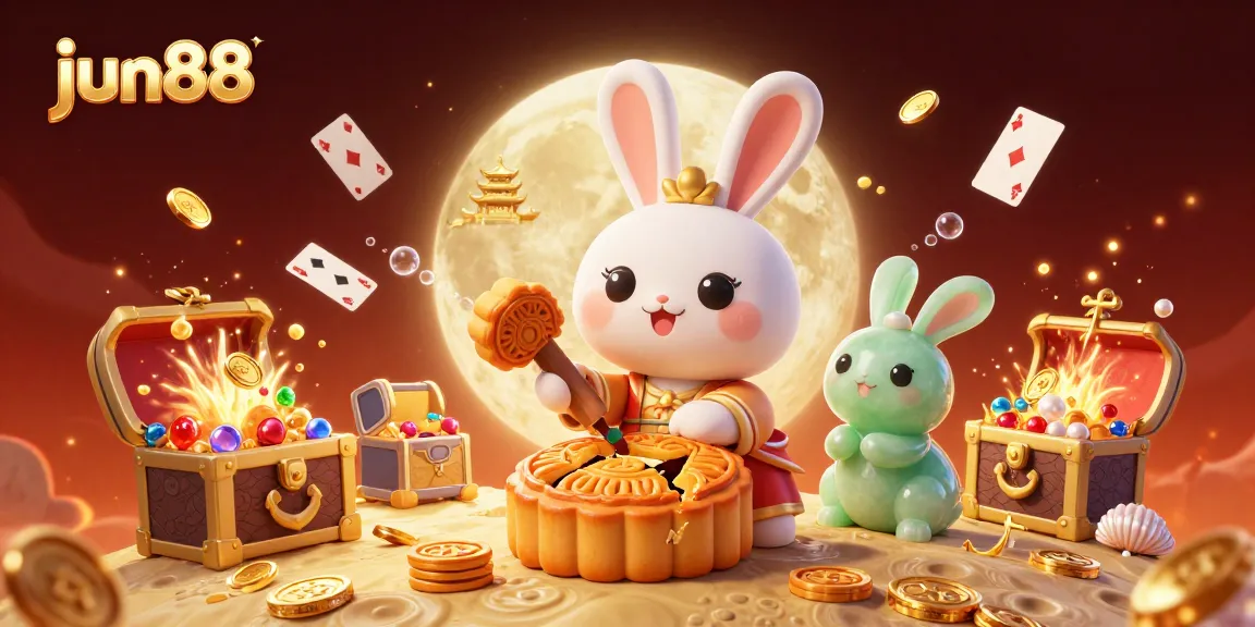 Experience exciting wins with jun88 in this vibrant casino-themed lunar adventure.