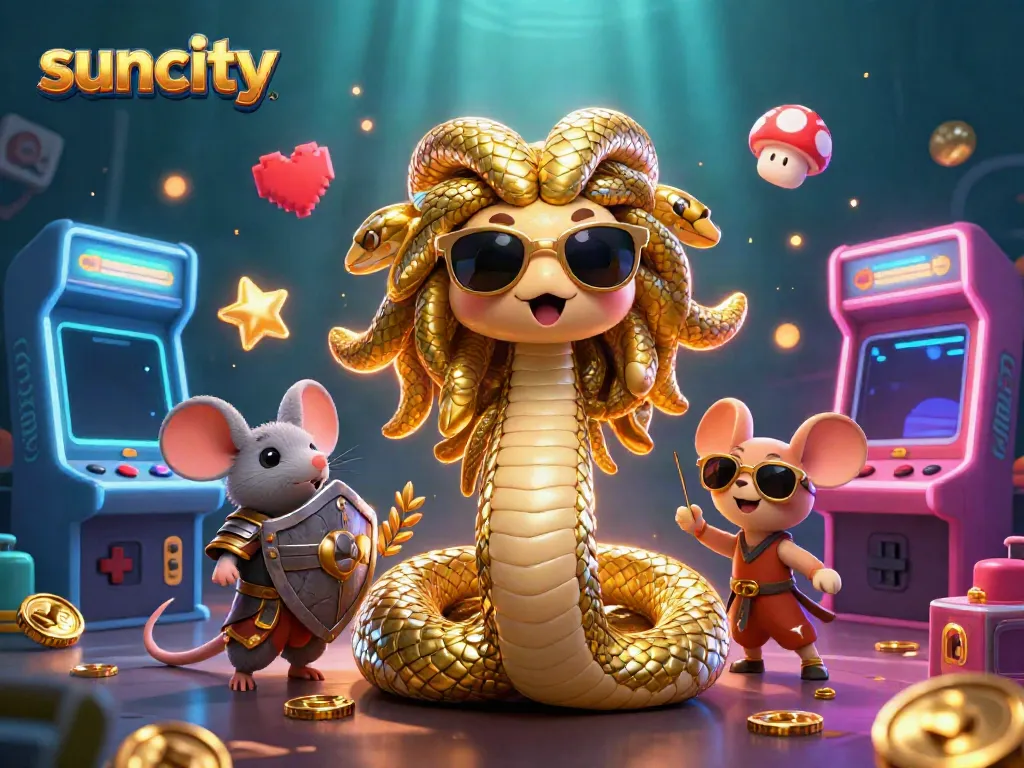 Participate in thrilling suncity gaming adventures with vibrant characters and dynamic casino elements.