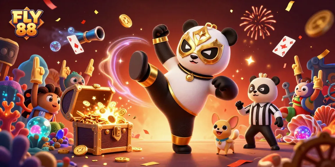 Engage with FLY 88's exciting bets in a colorful casino adventure with dynamic characters and dazzling prizes.