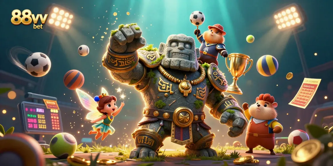 Engage with exciting gameplay on 88vv bet, featuring rich 3D elements and dynamic sports action.