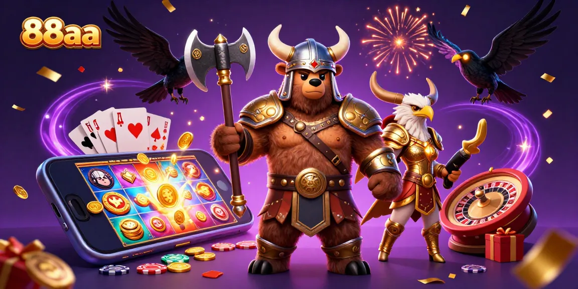 Experience thrilling action at 88aa with exciting slots and vibrant winnings!