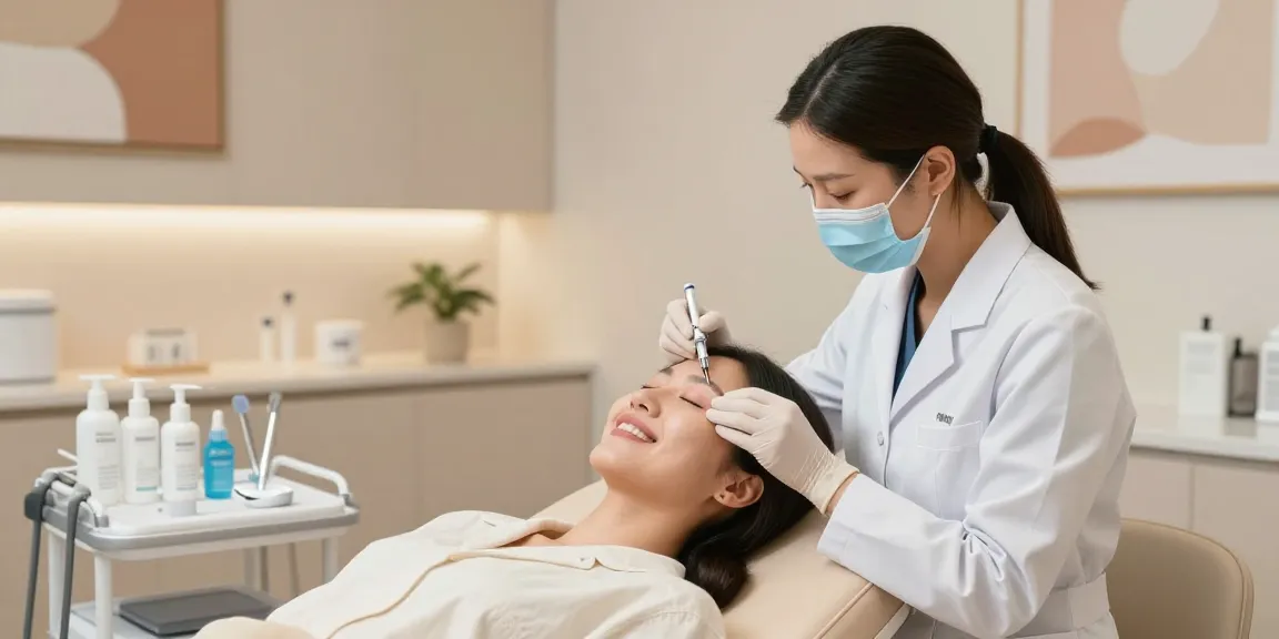 Augenringe entfernen durch hyaluronbasierte Behandlung in moderner Klinik.