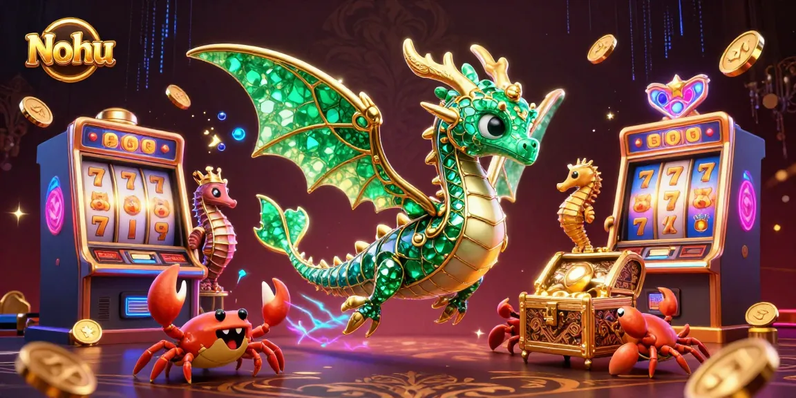 Nohu players enjoy thrilling slot action with vibrant game visuals and rich casino elements.