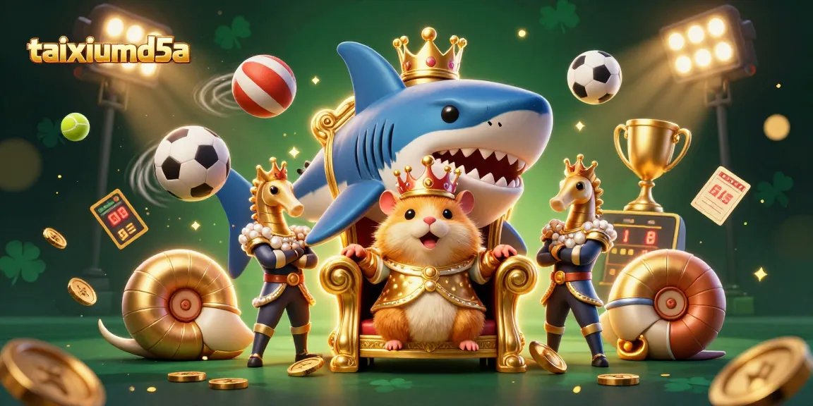 Experience dynamic gameplay at taixiumd5a with the thrilling hamster king and royal guards in an immersive casino scene.