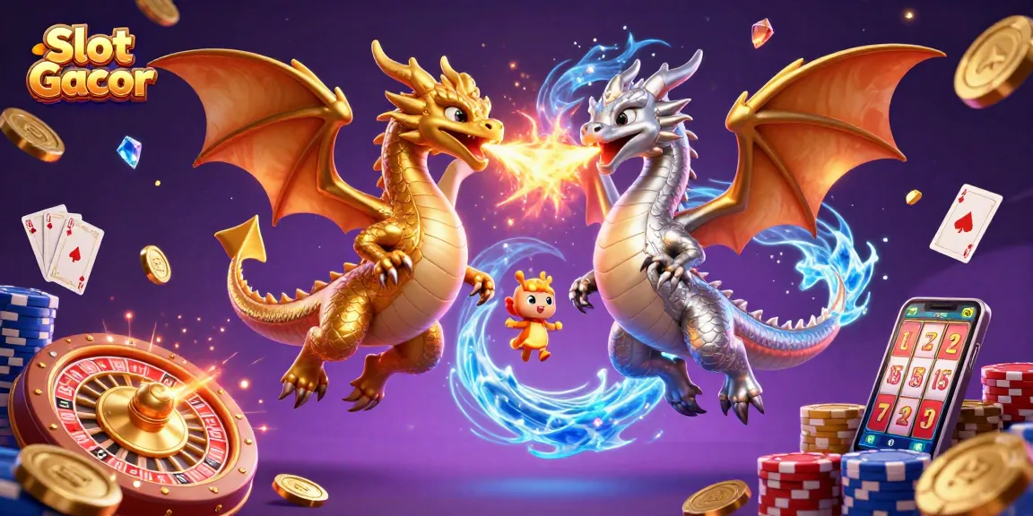 Engage with the exhilarating Slot Gacor experience featuring dragons and dynamic casino elements.