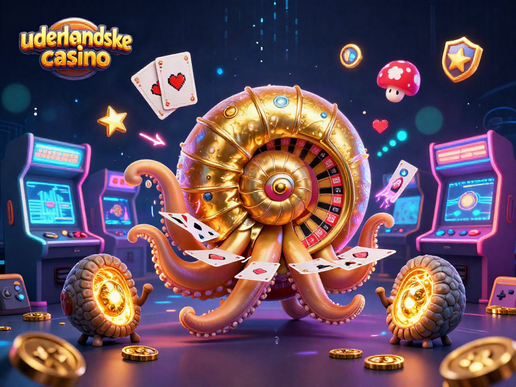 Experience the thrill of udenlandske casino adventures with vibrant 3D gaming illustrations.