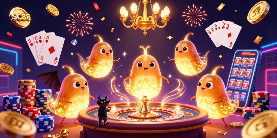 Play exciting games at SC88 casino with vibrant characters and dazzling animations.
