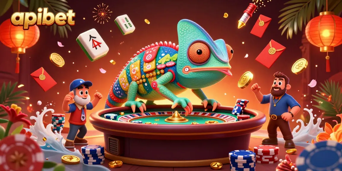 Menangkan jackpot besar bersama apibet dengan karakter warna-warni dan elemen perjudian yang menarik.