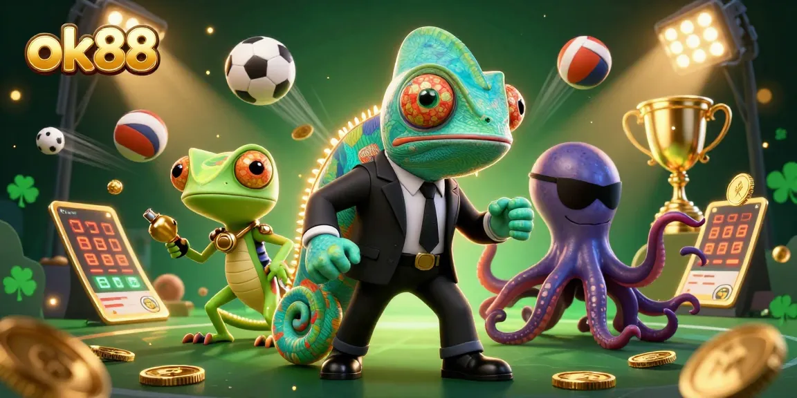 Experience winning moments with ok88 in a vibrant casino scene featuring dynamic characters and exciting gaming elements.