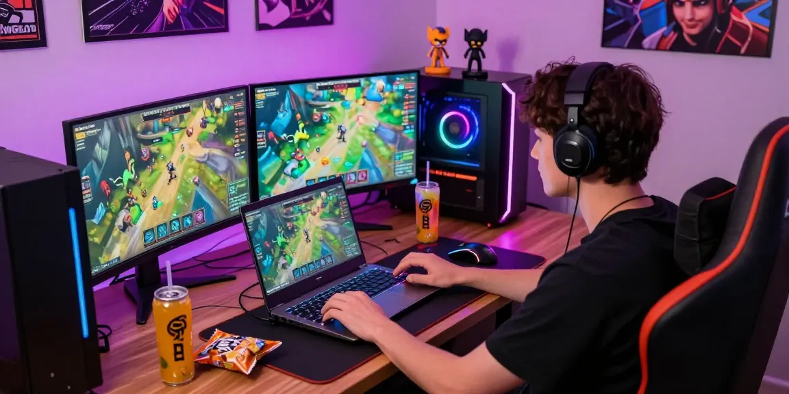 Exciting online gaming scene featuring HWGSLOT gameplay with vibrant setup.