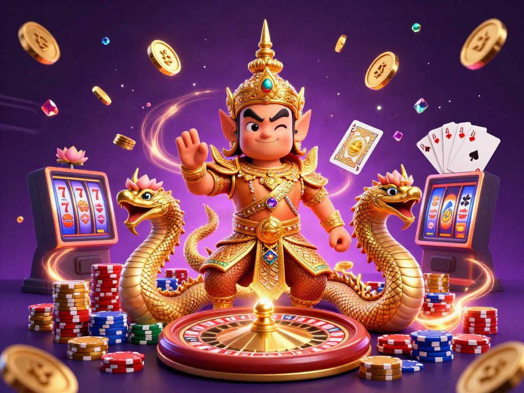 Engage with festive magic through our rich Santa for hire illustration, complete with gambling elements.