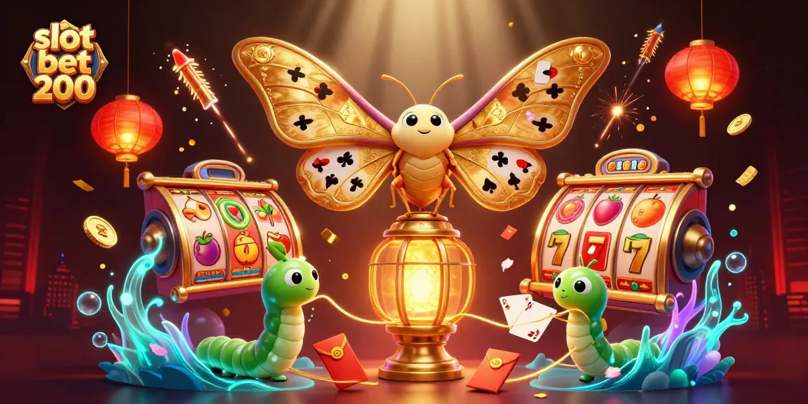 Experience exciting gameplay with slot bet 200, featuring vibrant slot reels and enchanting casino elements.