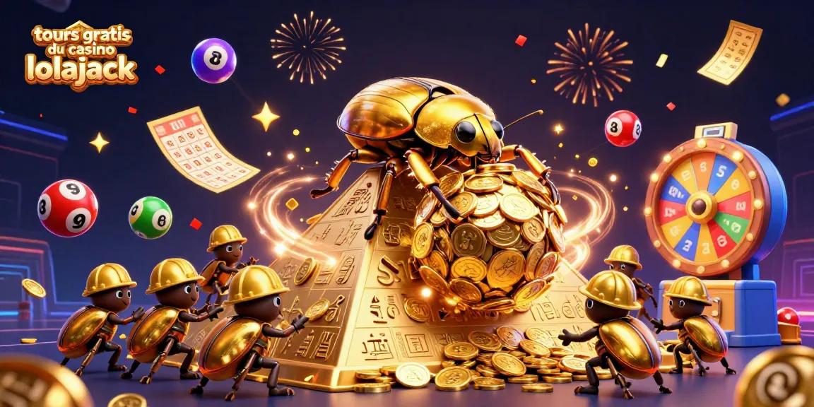 Engage with the vibrant scene of tours gratuits du casino lolajack, featuring colorful lottery elements and a vibrant atmosphere
