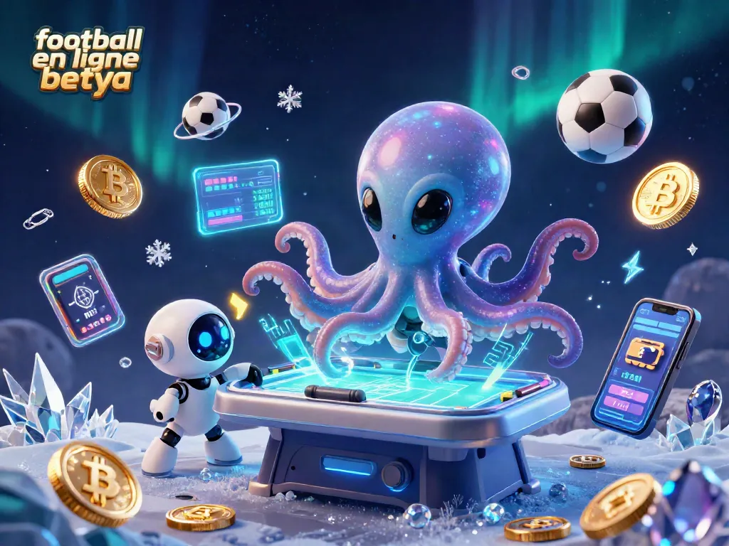 Place bets on football en ligne betya with aliens at a holographic betting table.