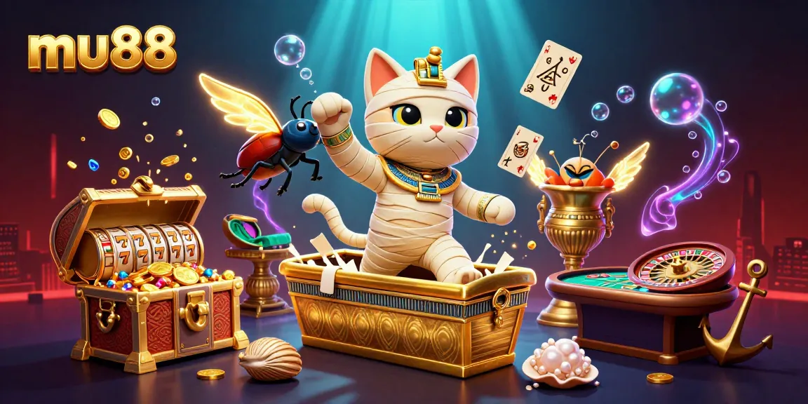 Experience thrilling slots at mu88 with captivating Egyptian-themed graphics and lively gameplay.